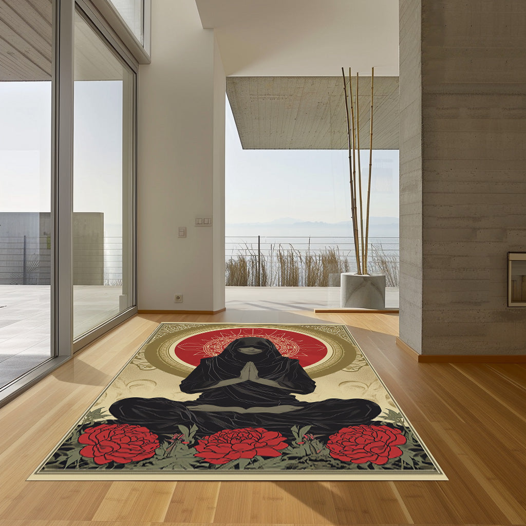 Wanda Maximoff Clean Lines Stanisaw Szukalski Moebiu Non-Slip Rug