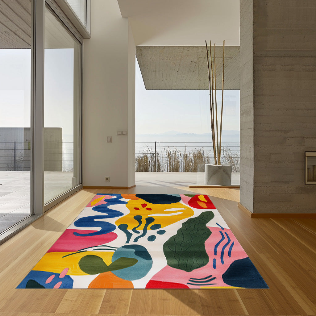 Colorful Doodle Non-Slip Rug