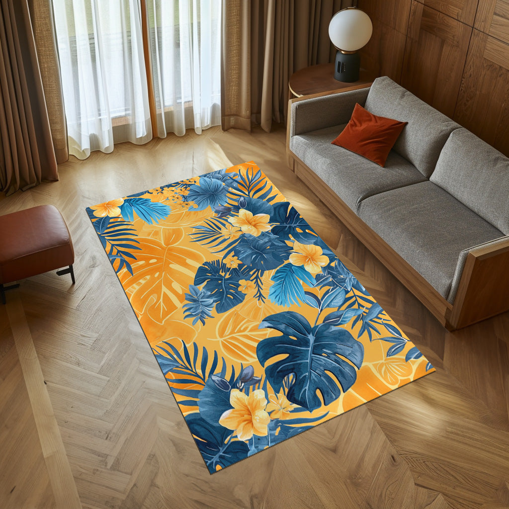Giant Leaves Non-Slip Rug
