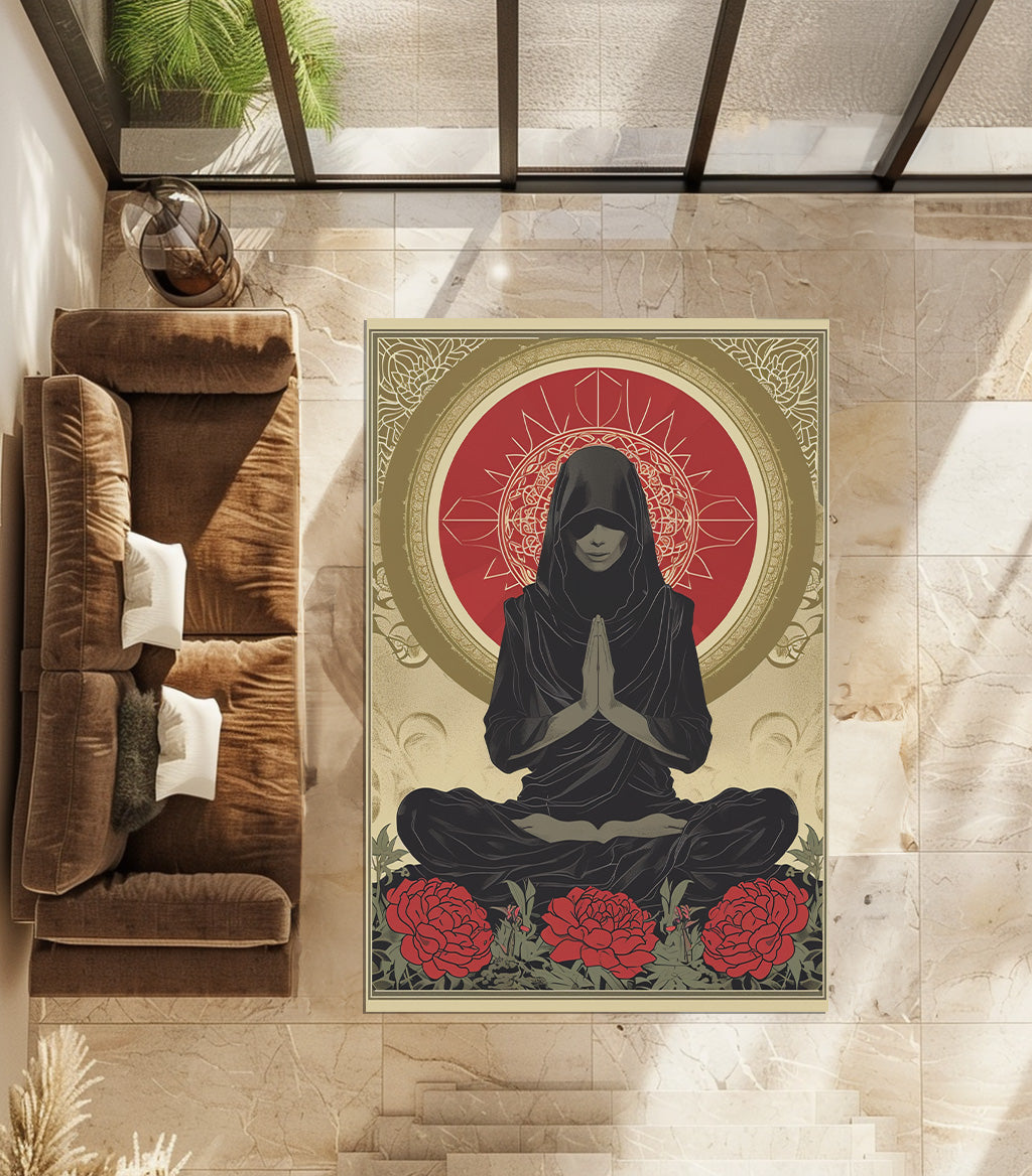 Wanda Maximoff Clean Lines Stanisaw Szukalski Moebiu Non-Slip Rug