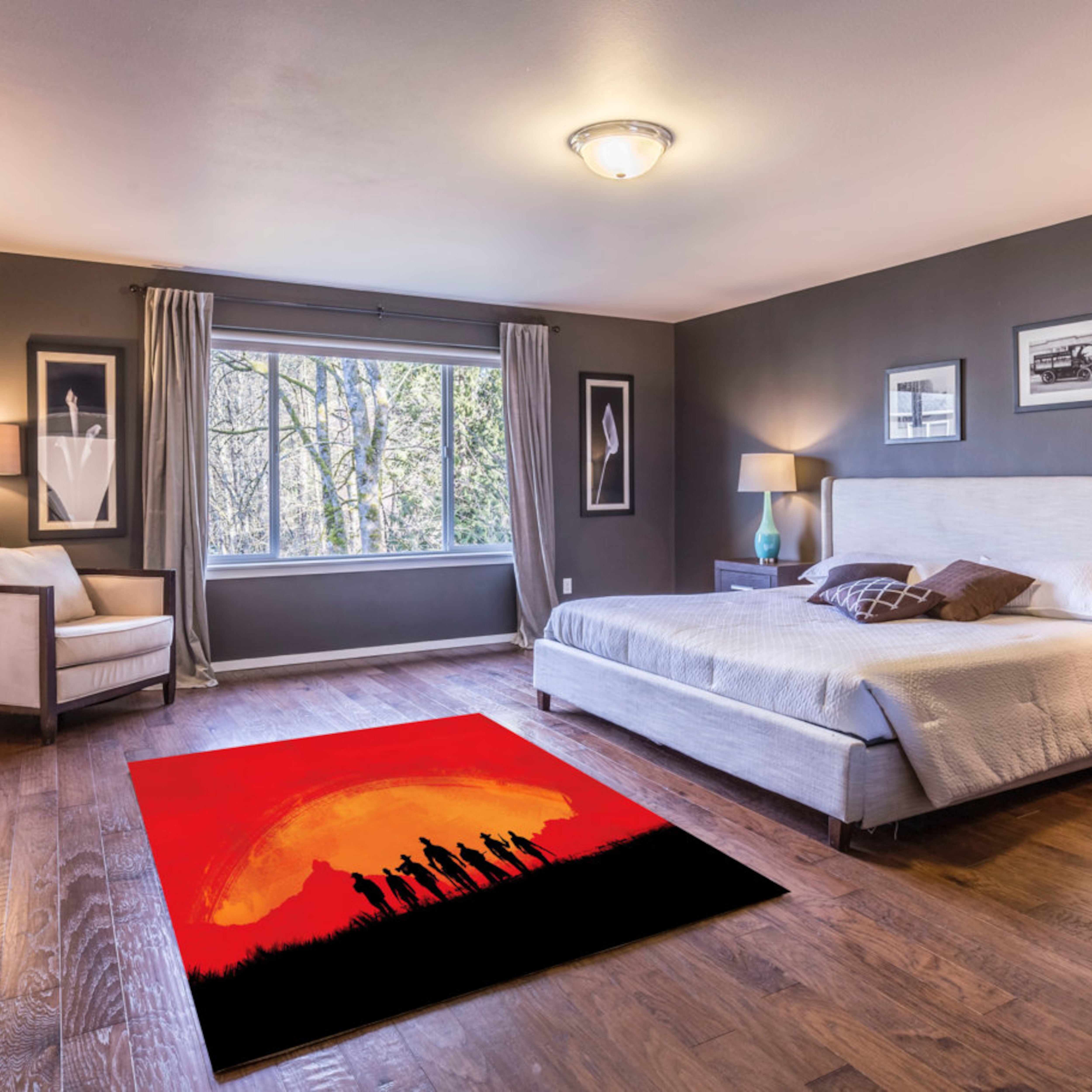 Inspired Design Non-Slip Rug