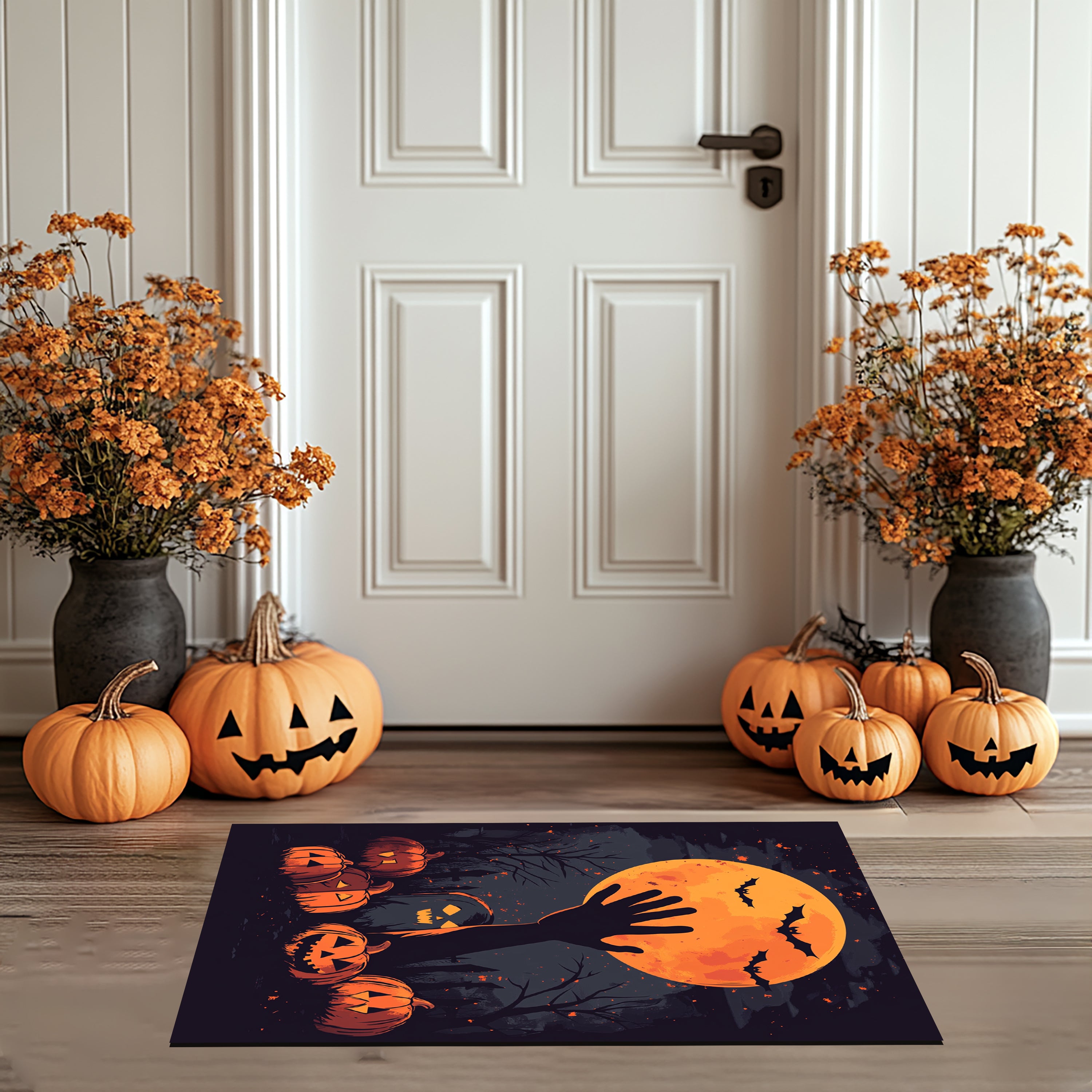 Dark Halloween Theme Doormat