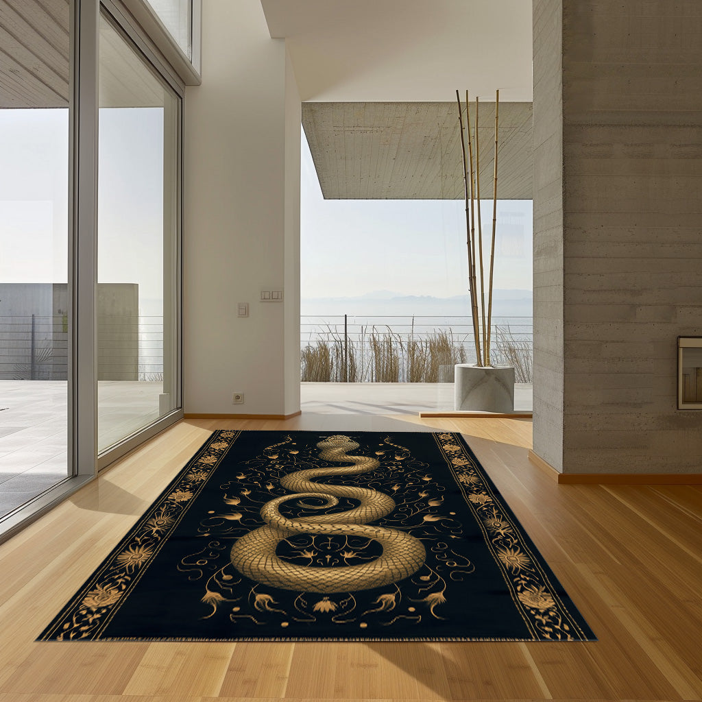 Savyor Snake Pattern Non-Slip Rug