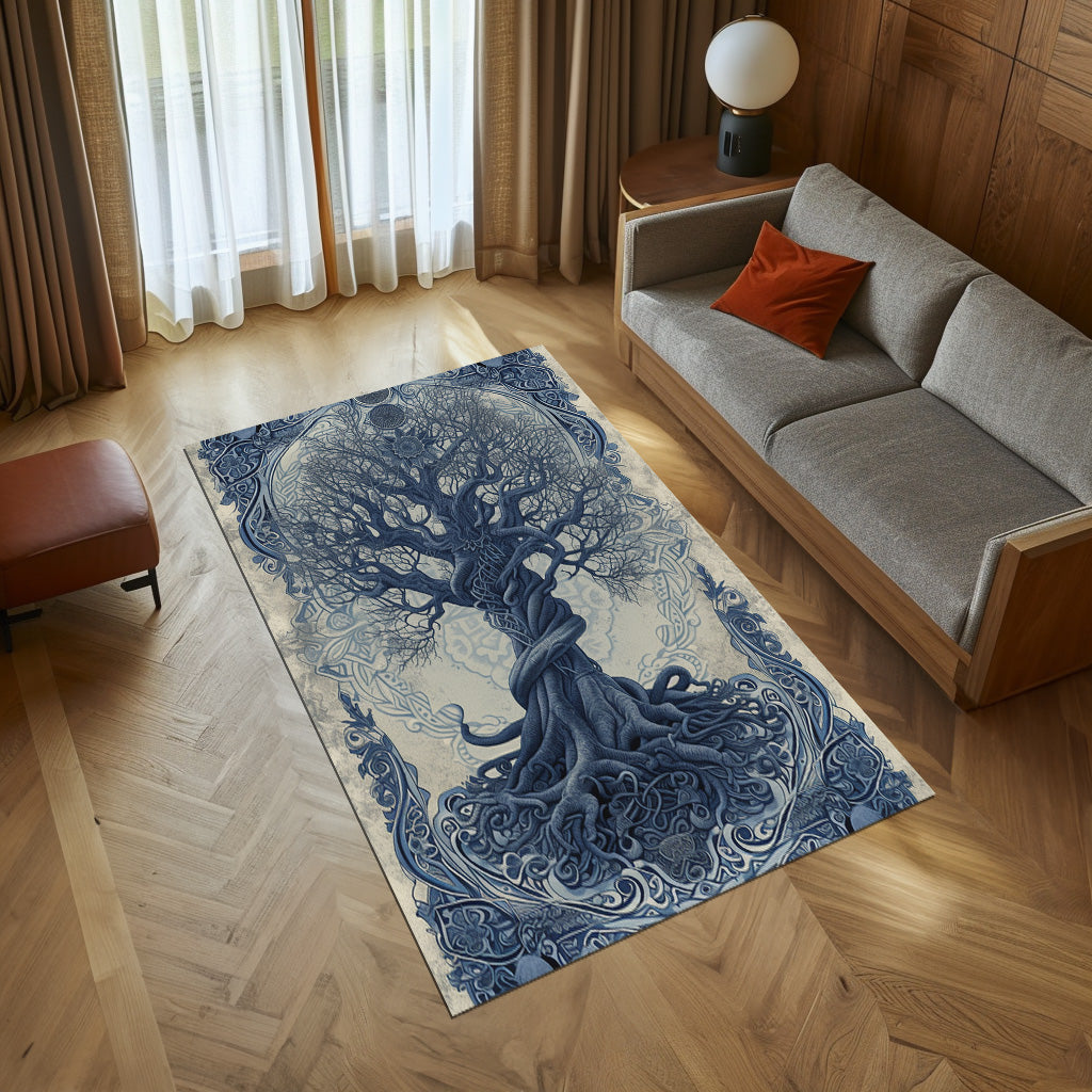 Old Olive Tree Non-Slip Rug