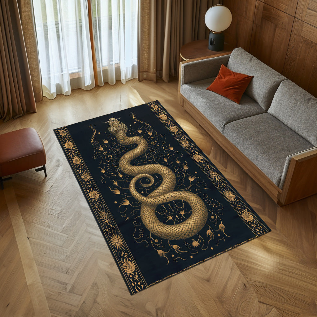 Savyor Snake Pattern Non-Slip Rug