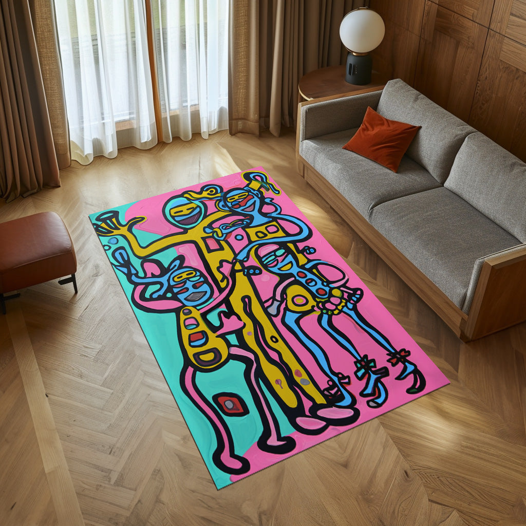 Funny Family Non-Slip Rug