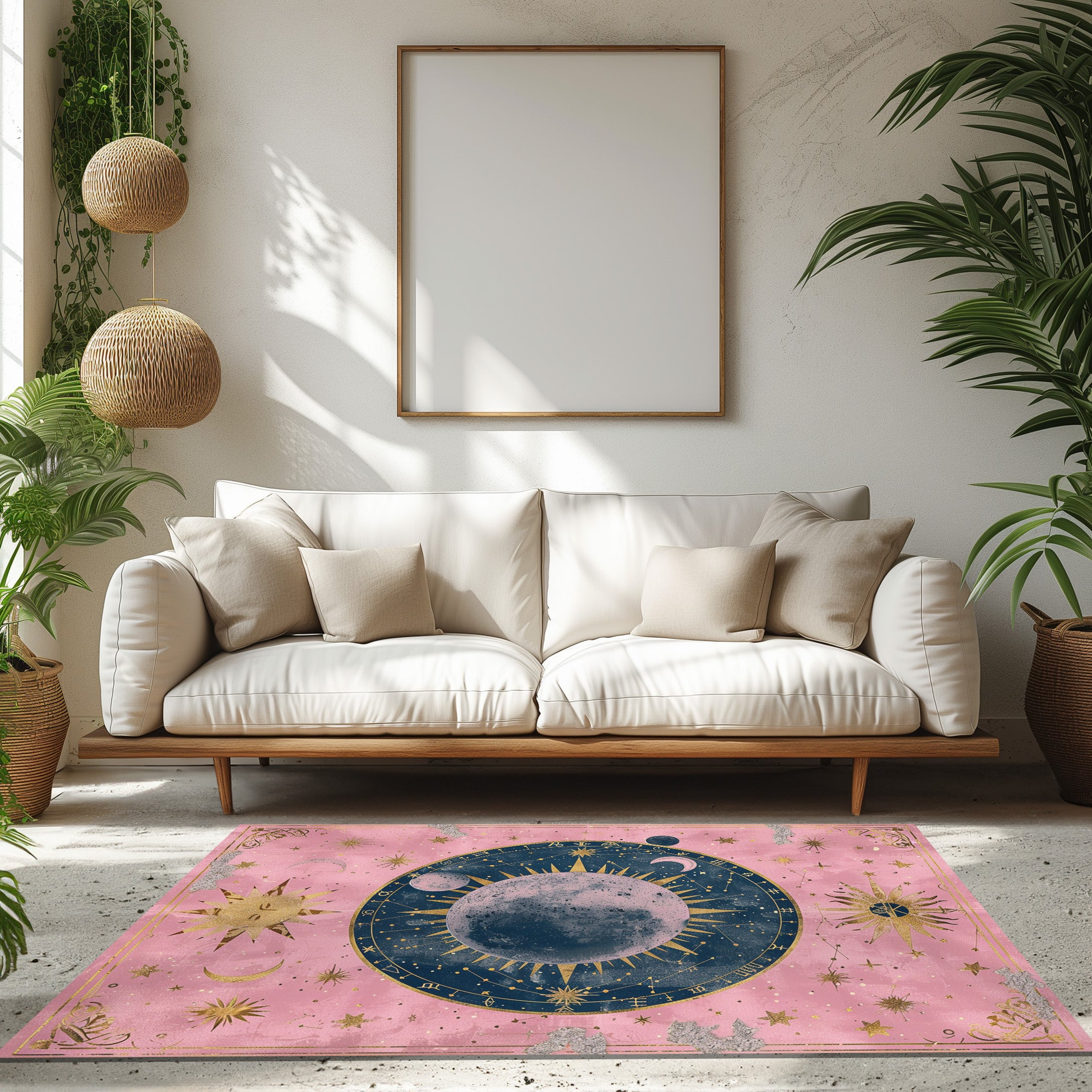 Astrology And Zodiac Art Non-Slip Rug