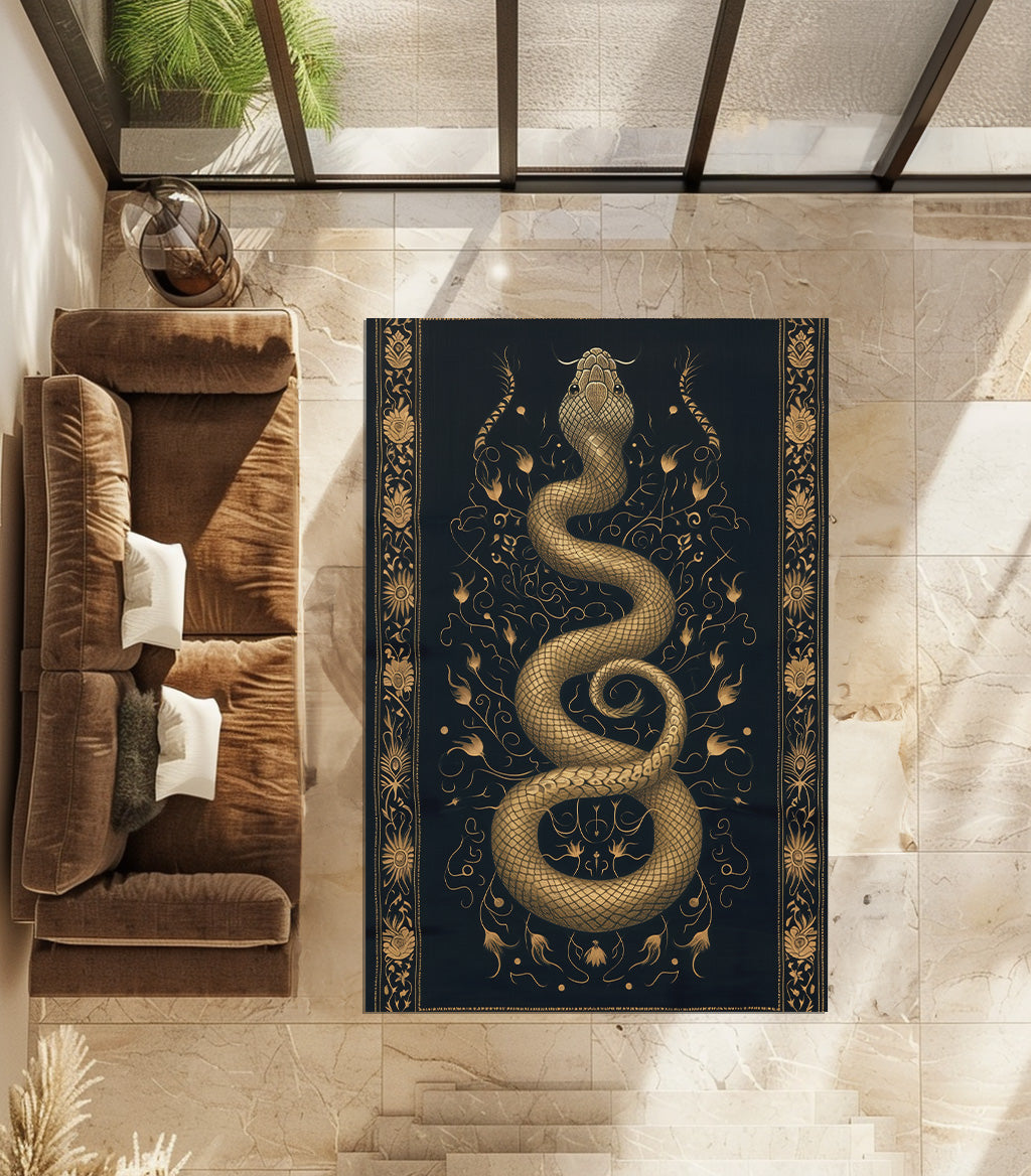 Savyor Snake Pattern Non-Slip Rug