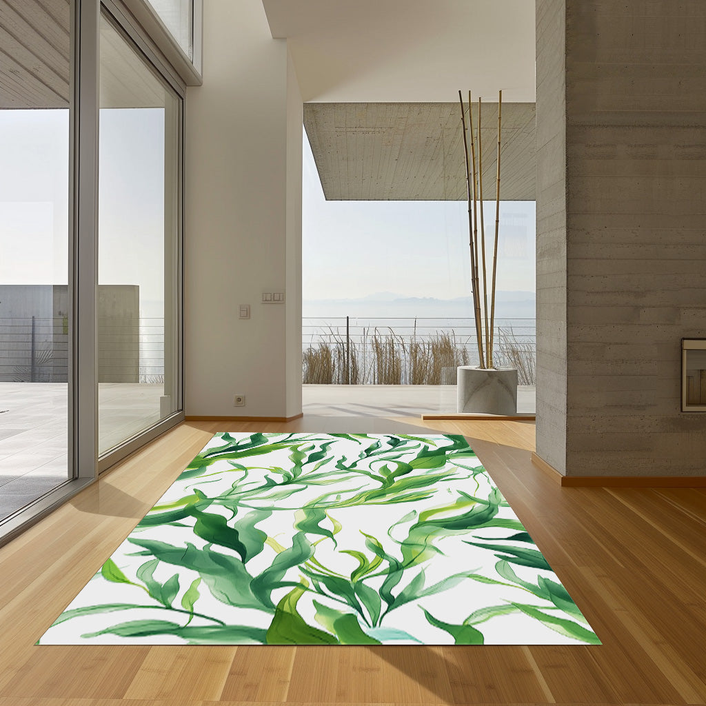 Seaweed Pattern Design Non-Slip Rug