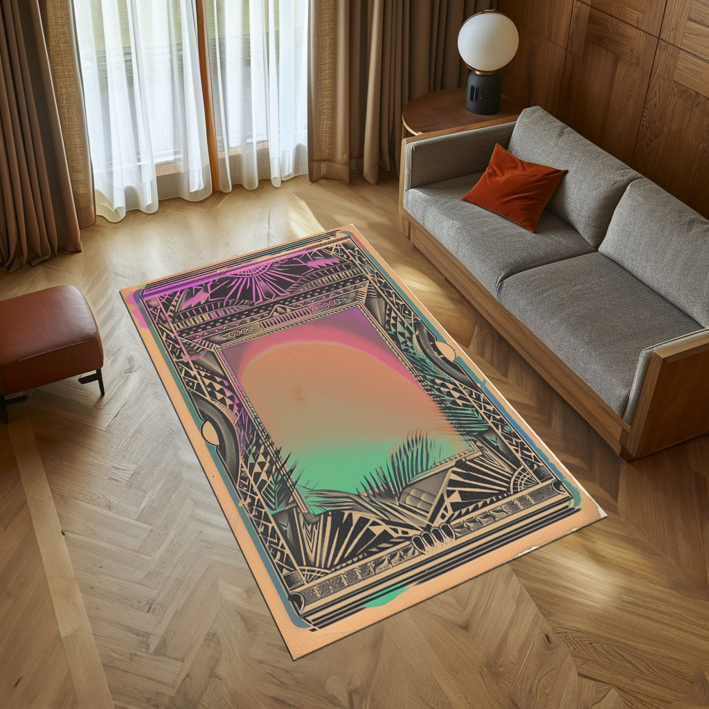 Tropical Sunset Non-Slip Rug