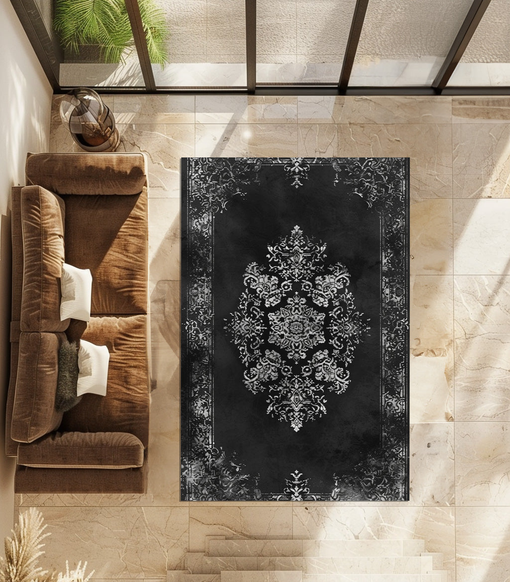 Realistic Rug Texture Non-Slip Rug