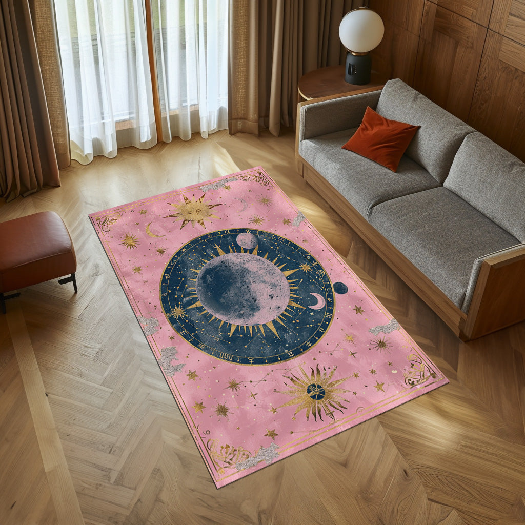 Astrology And Zodiac Art Non-Slip Rug