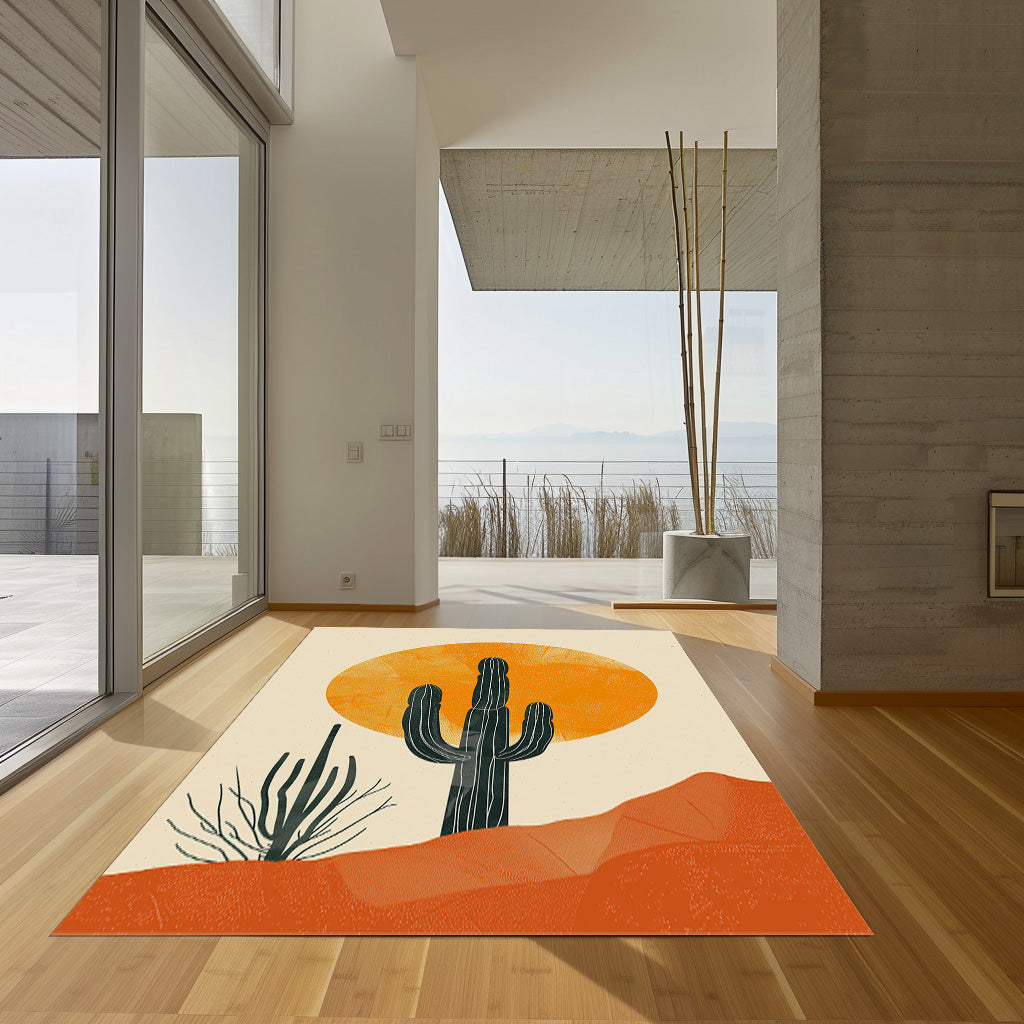 Big Cactus Non-Slip Rug