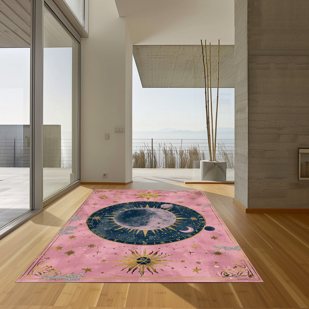 Astrology And Zodiac Art Non-Slip Rug