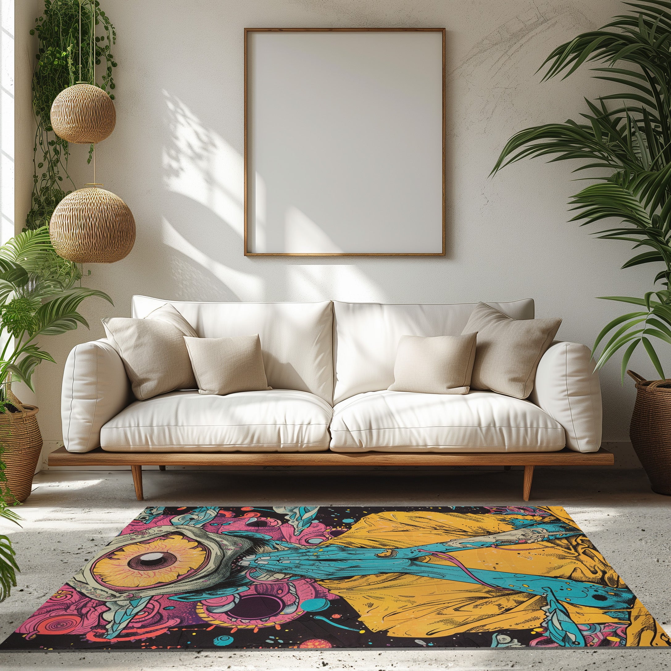 Third Eye Design Non-Slip Rug