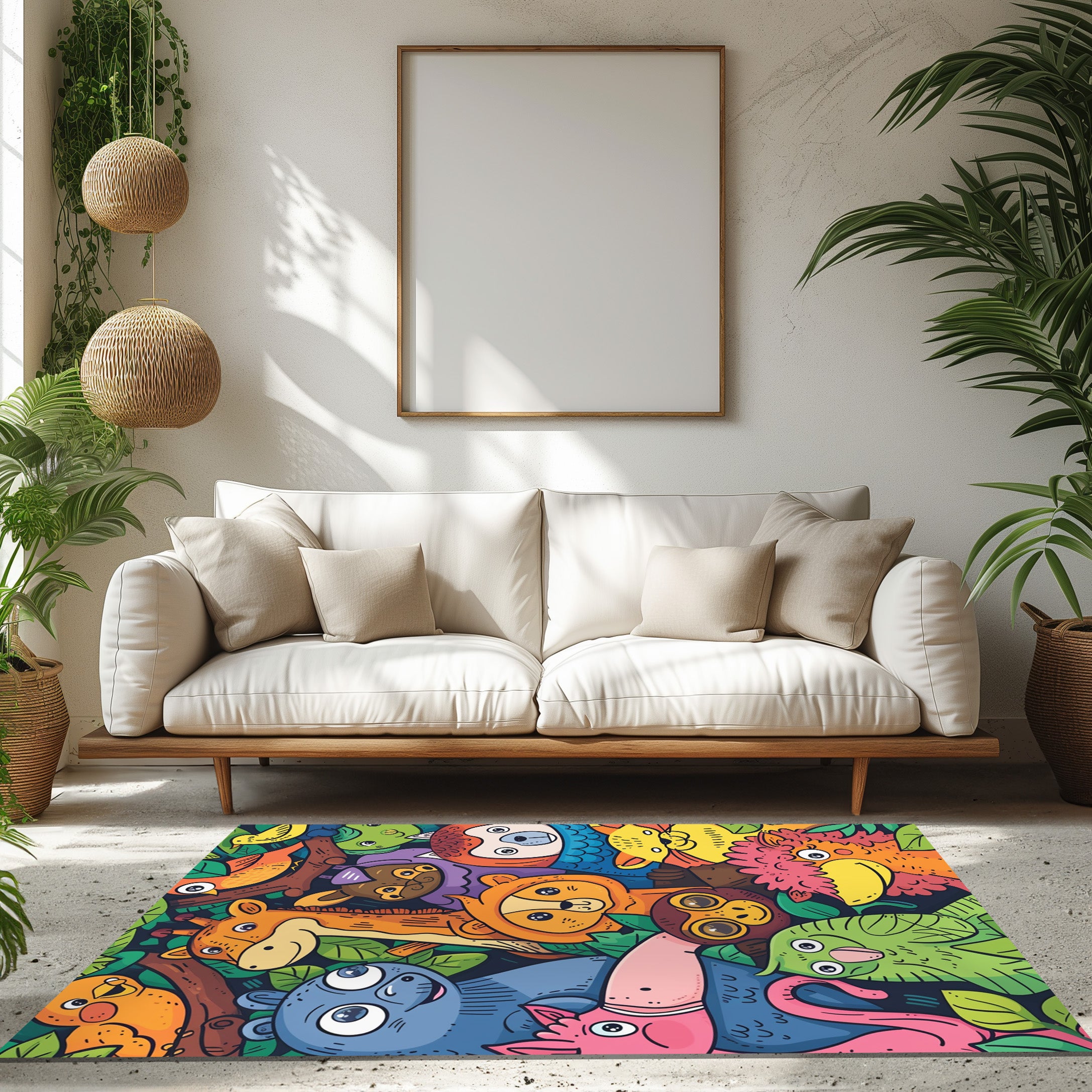 Animal Farm Non-Slip Rug