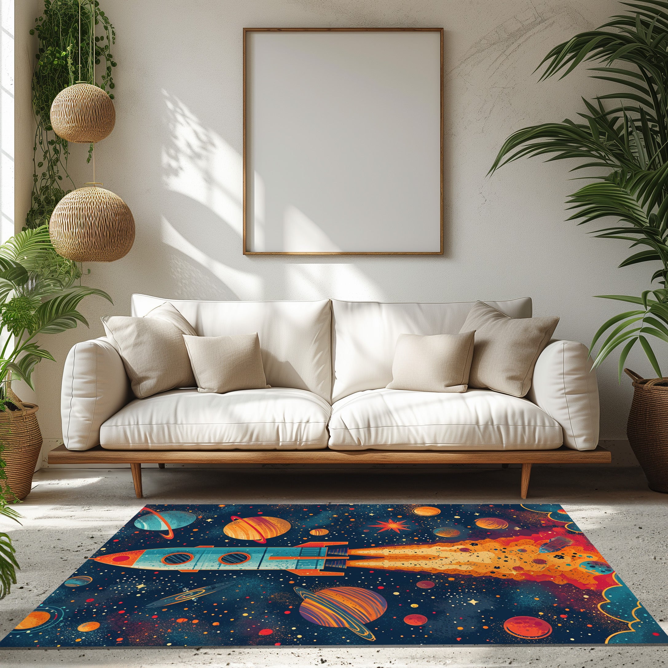 Embark On A Cosmic Journey Non-Slip Rug