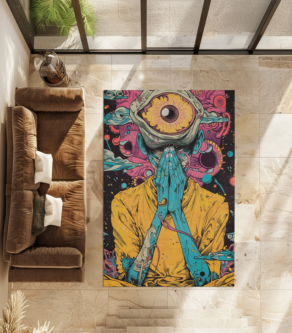 Third Eye Design Non-Slip Rug