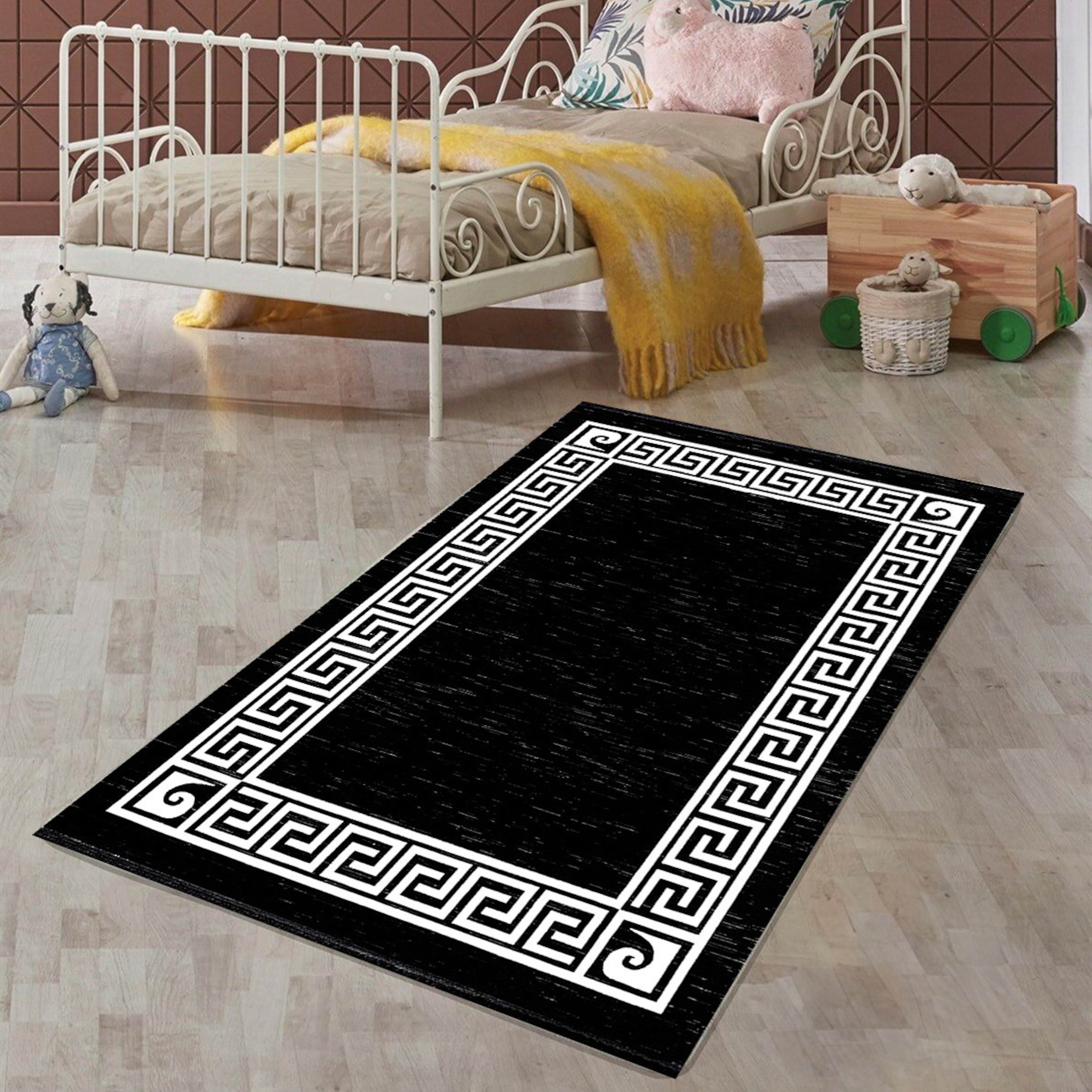 Seamless Greek Wave Non-Slip Rug