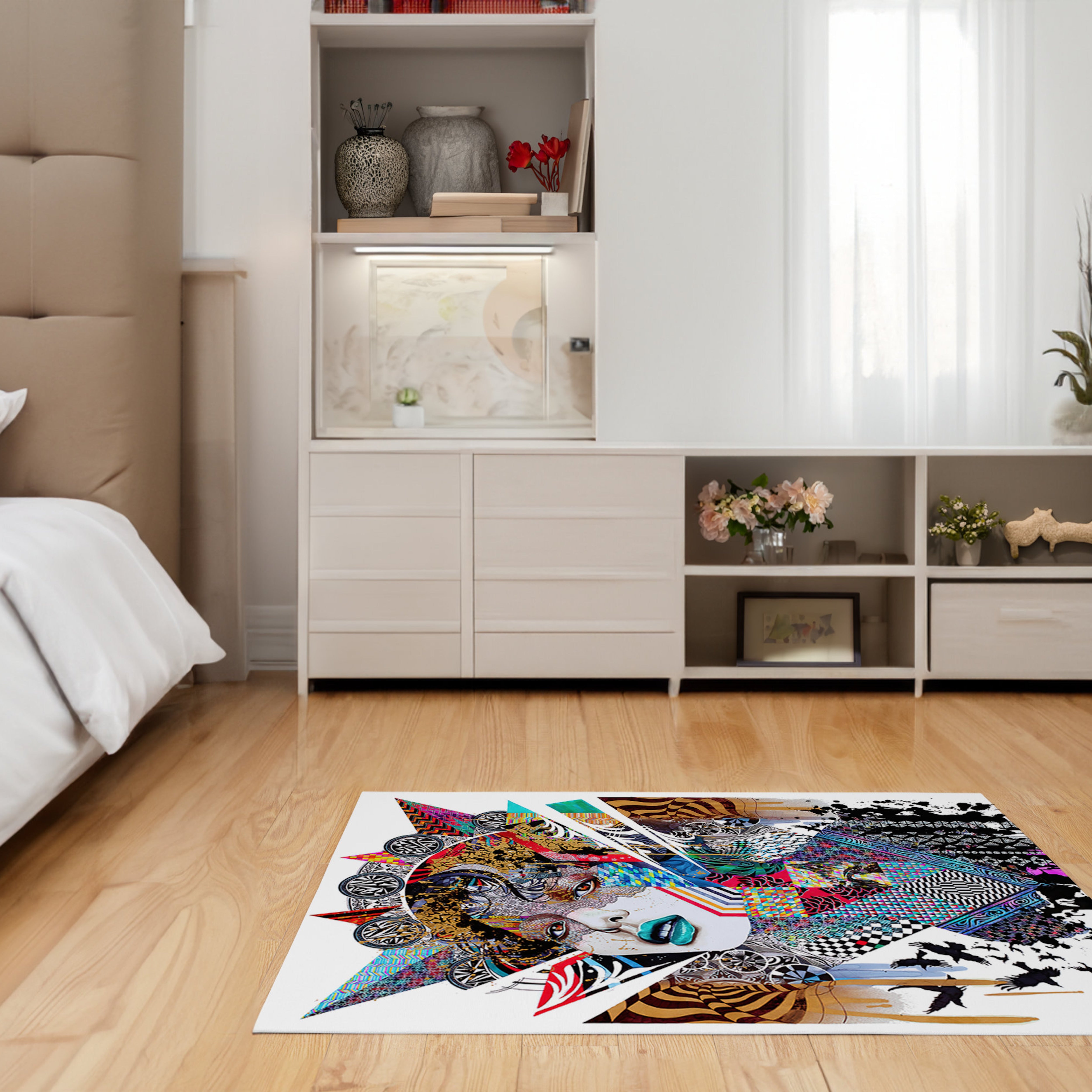 Pop Art Design Non-Slip Rug