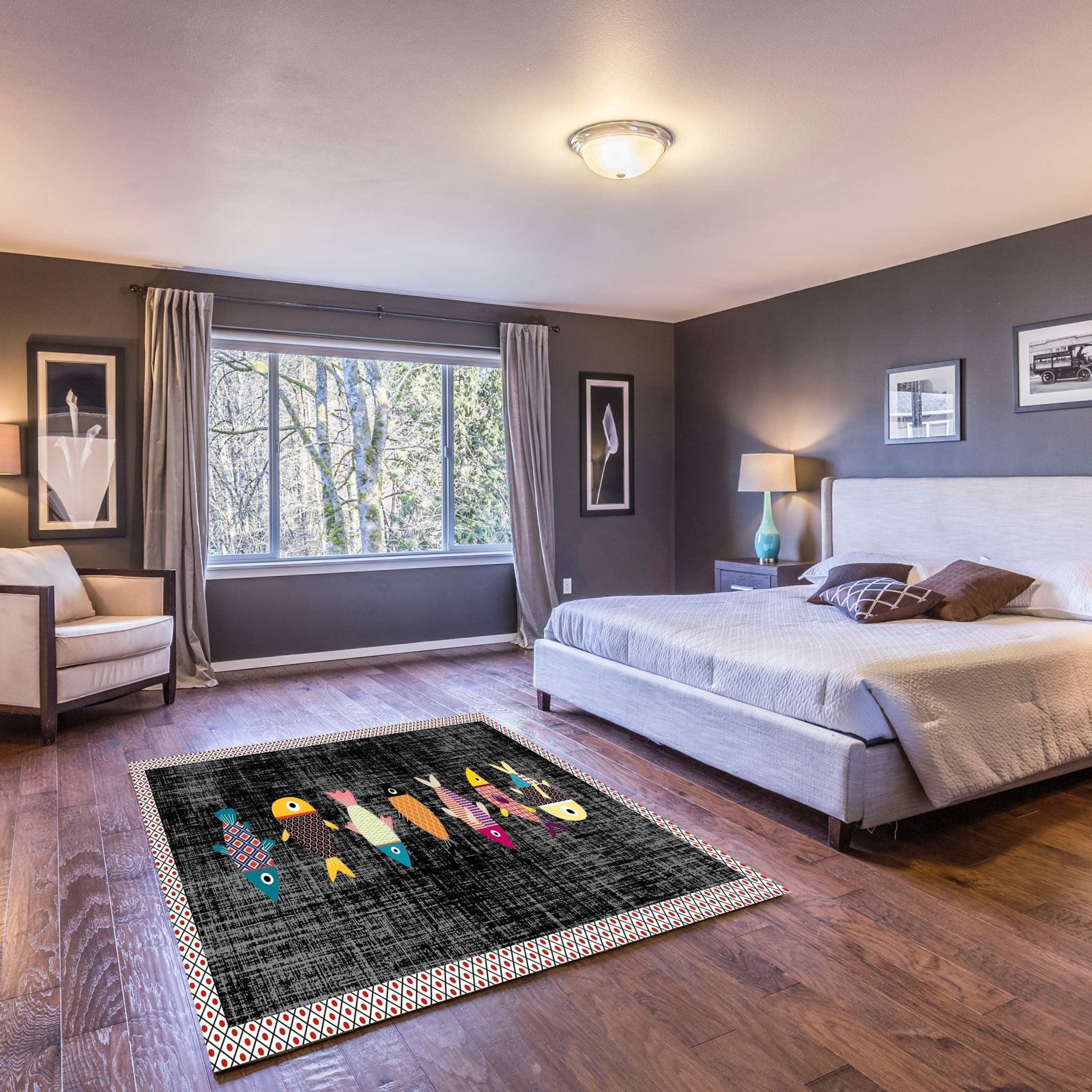 Fish Design Non-Slip Rug