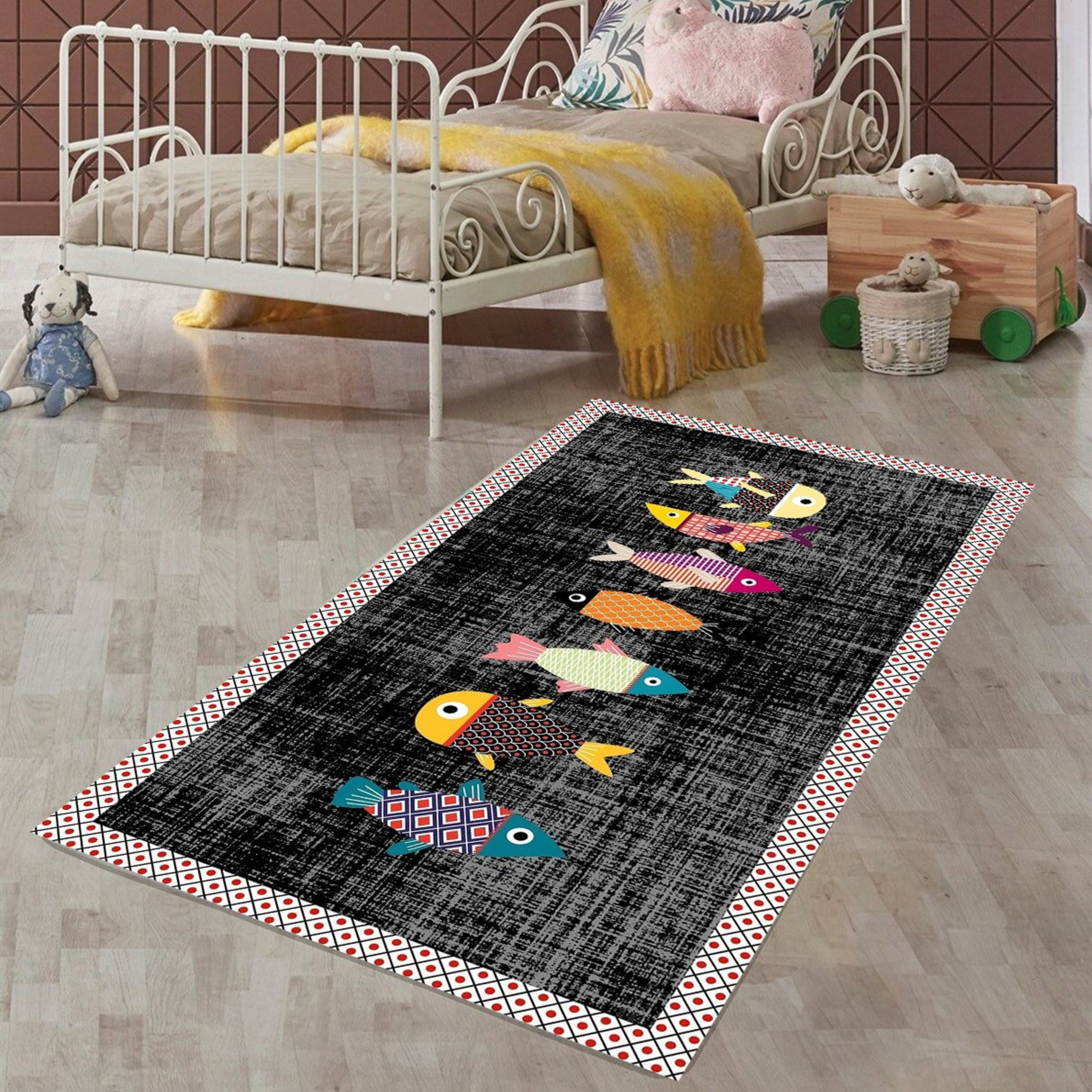 Fish Design Non-Slip Rug