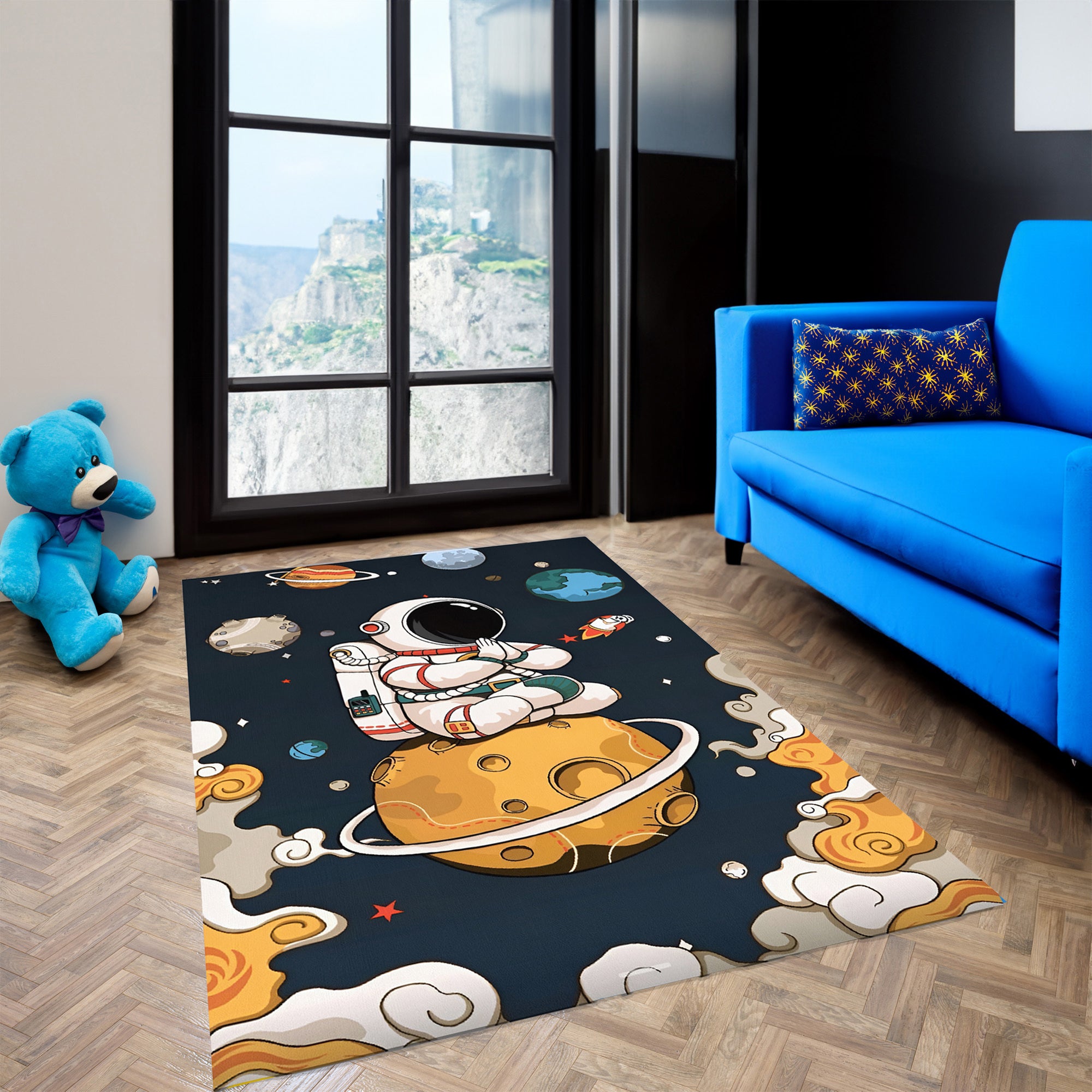 Astronaut Kids Rug